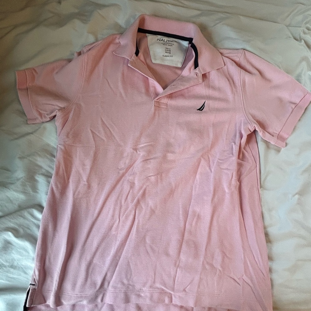Men’s S Pink Nautica Polo